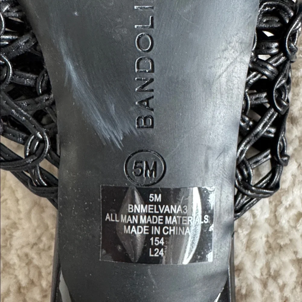 Bandolino Black Women's Heeled Sandals - Picture 12 of 12